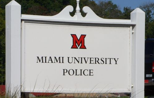 MUPD police sign